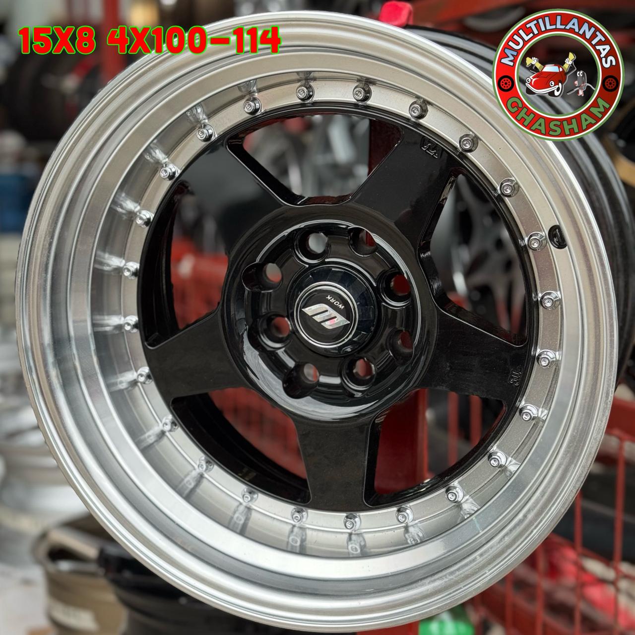 AROS # 15X8.25 10X100-114 ET0 HB 5217