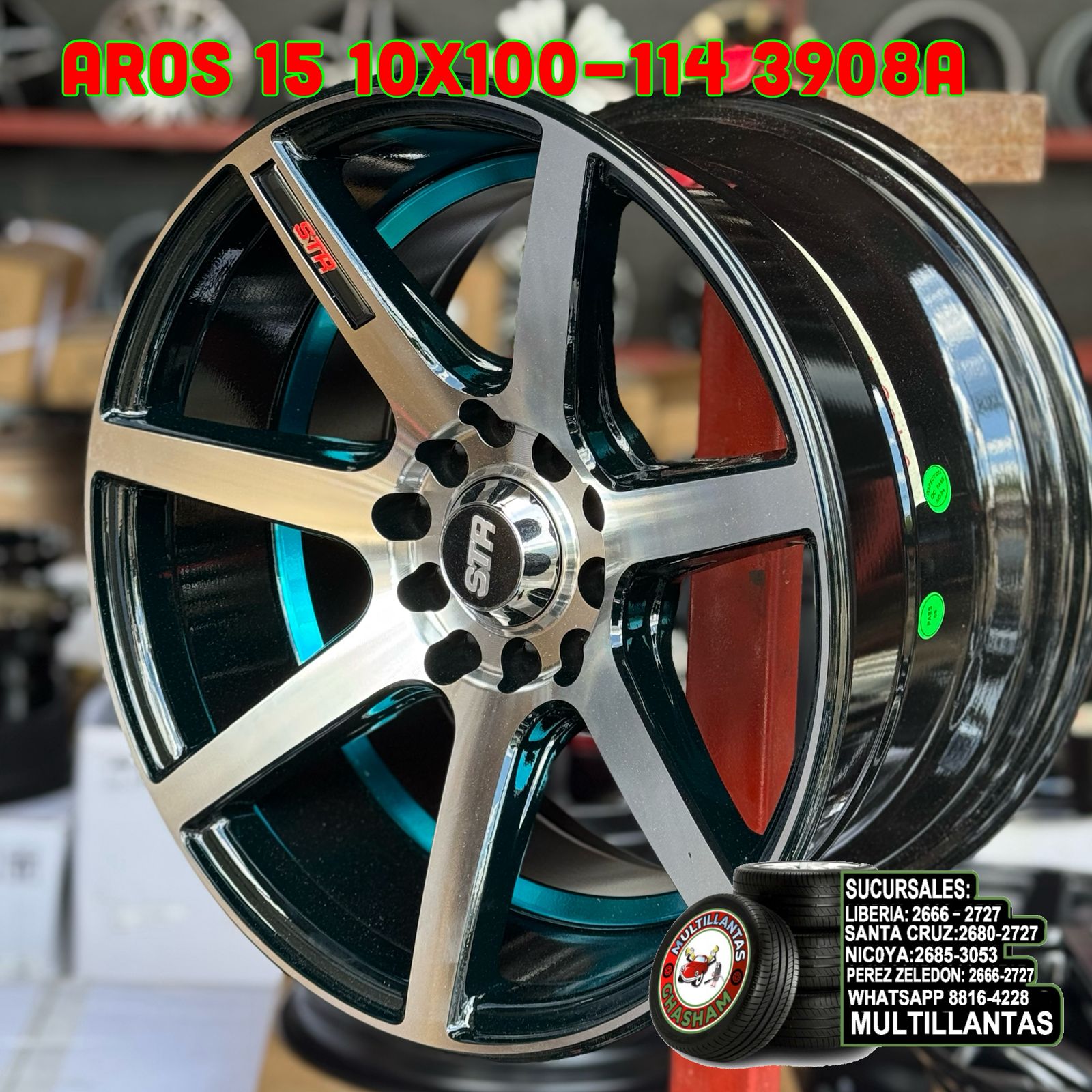 AROS # 16X8 10X100-114 ET20 M3B 3908A