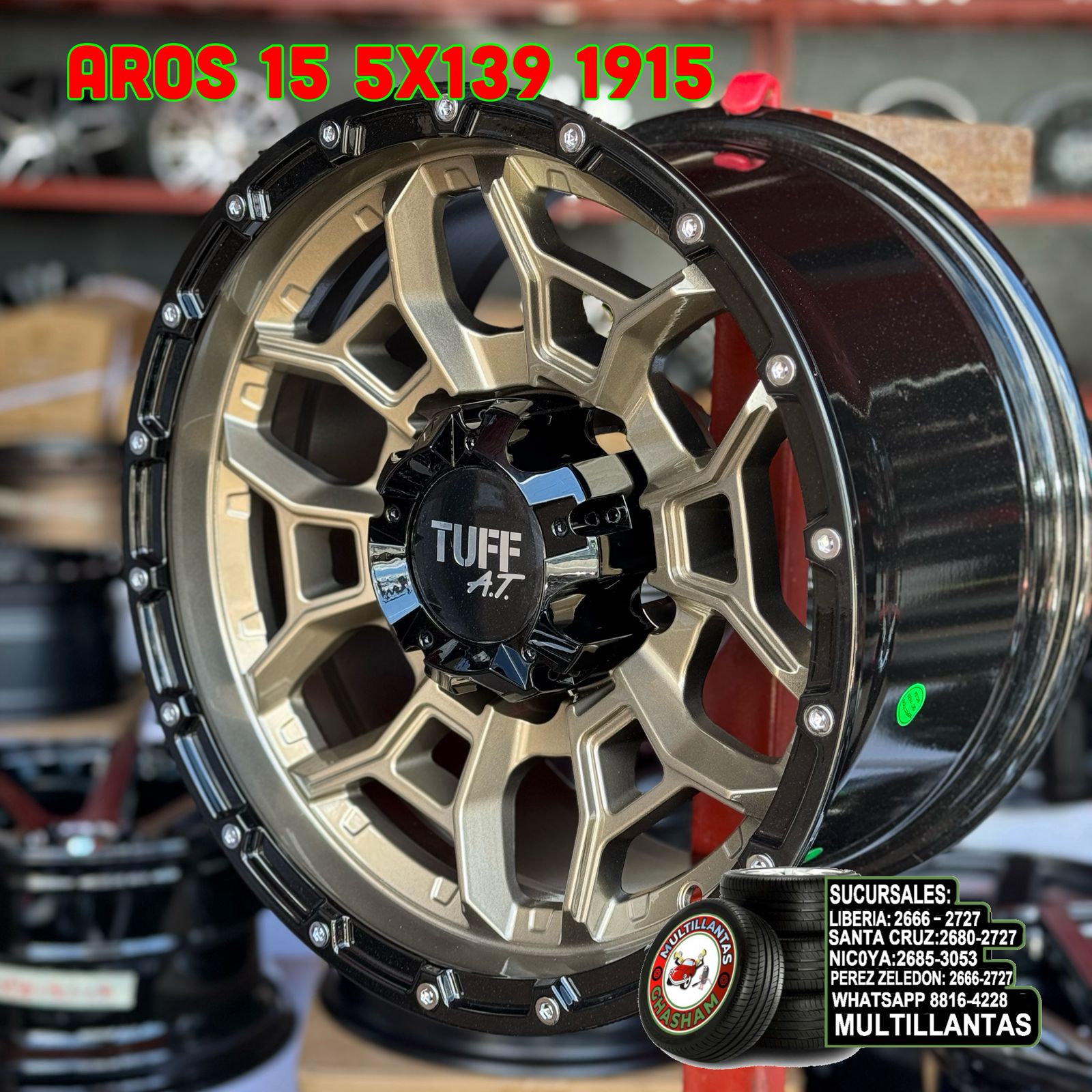 AROS # 15X8 5X139.7 ET0 BR 1915