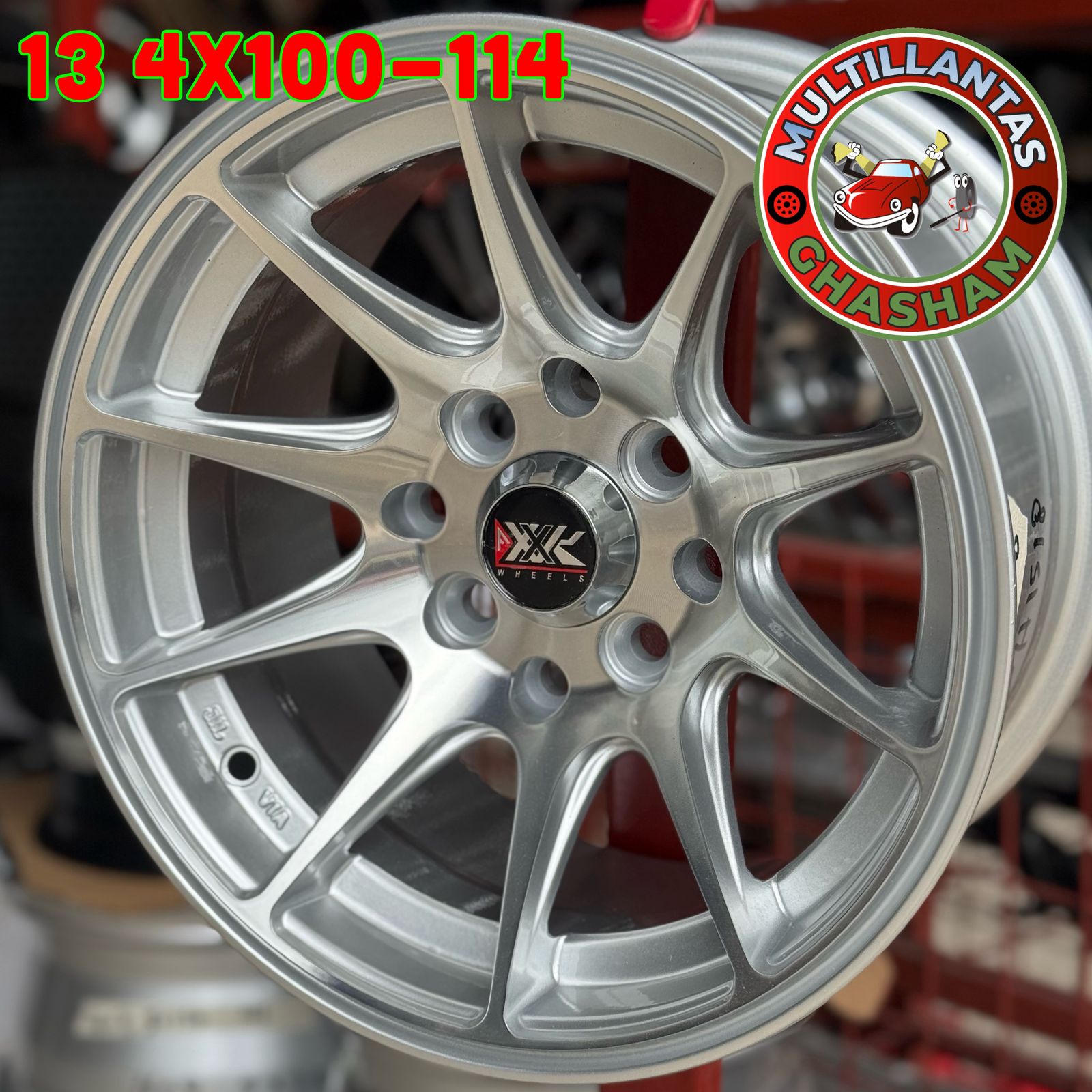 AROS # 13X6.5 8X100-114 ET0 MB WH1518